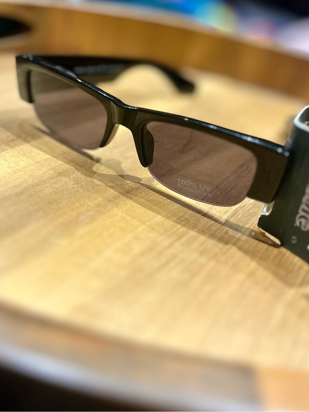 Wild Fable - Women's Thin Black Polarized Sunglasses with UV Protection